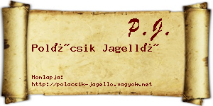 Polácsik Jagelló névjegykártya